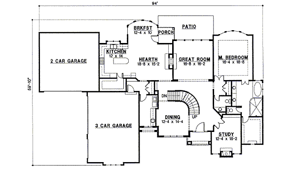 main floor house blueprint