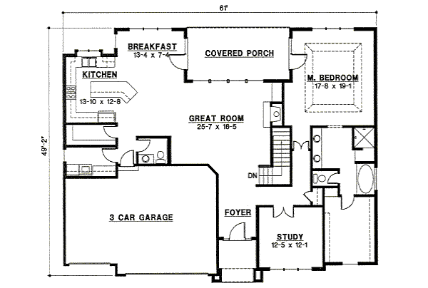 main floor house blueprint