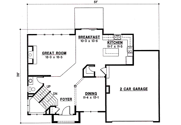main floor house blueprint