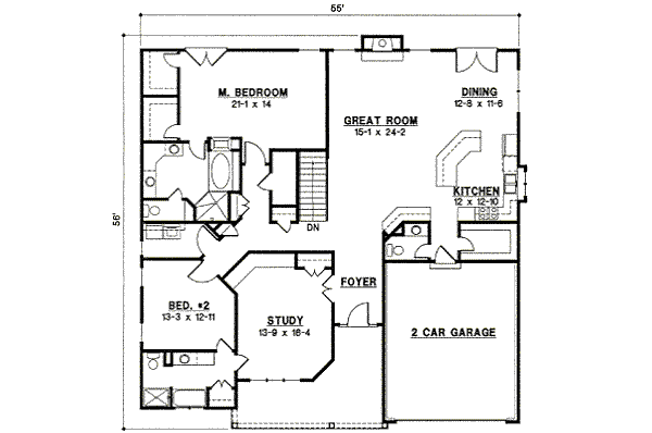 main floor house blueprint