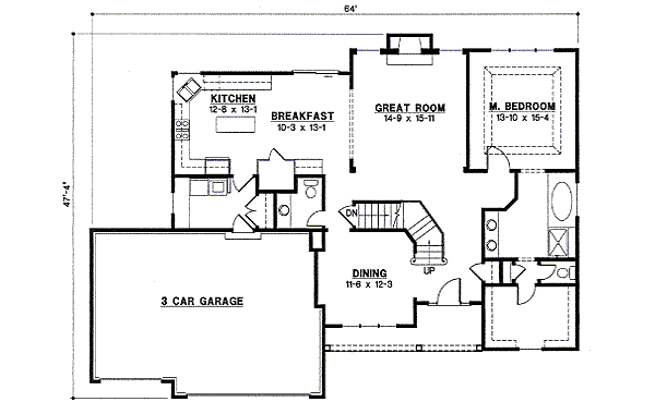 main floor house blueprint
