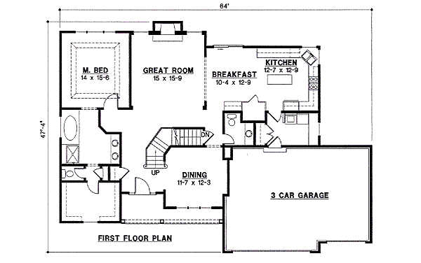 main floor house blueprint