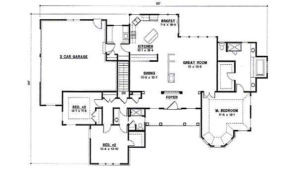 main floor house blueprint