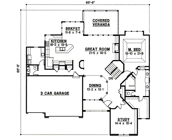 main floor house blueprint