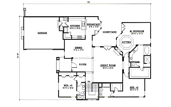 main floor house blueprint