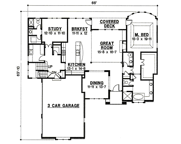 main floor house blueprint