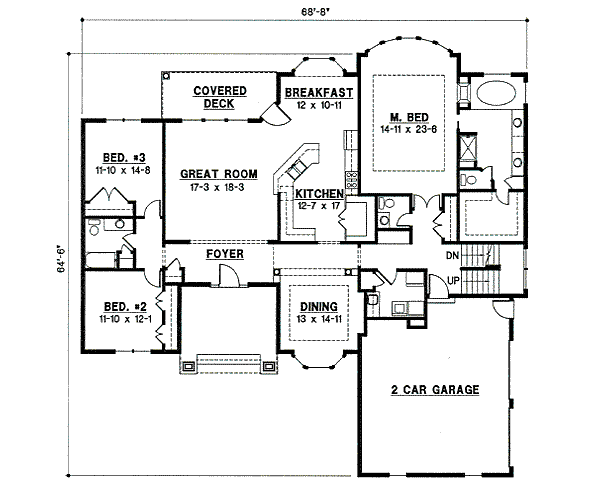 main floor house blueprint