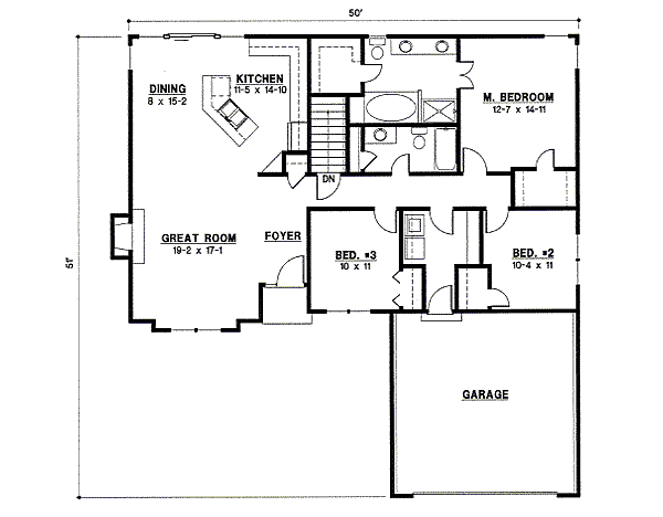 main floor house blueprint