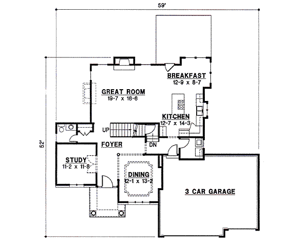 main floor house blueprint