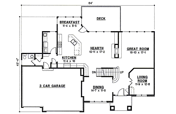 main floor house blueprint