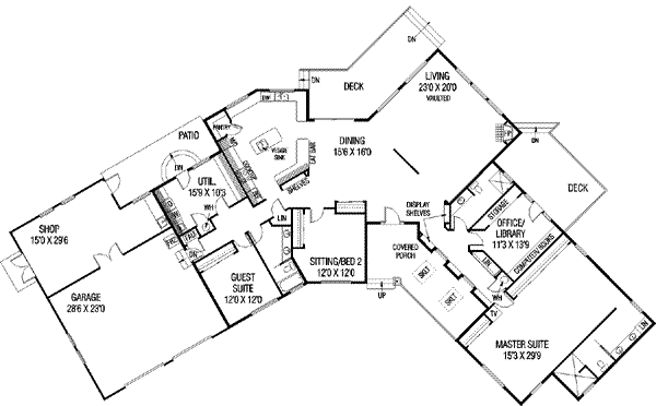 main floor house blueprint