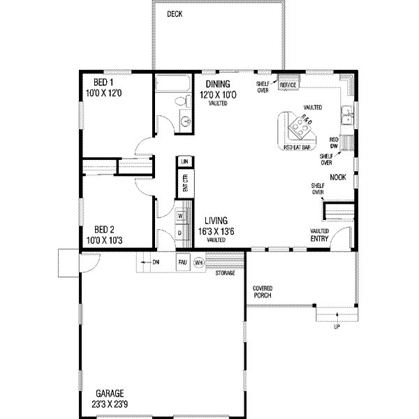 main floor house blueprint
