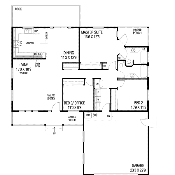 main floor house blueprint