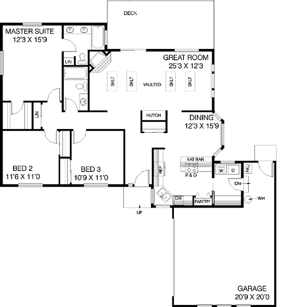 main floor house blueprint