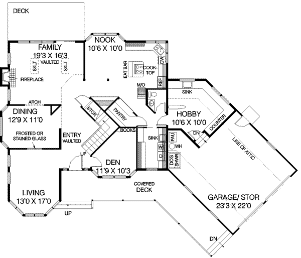 main floor house blueprint