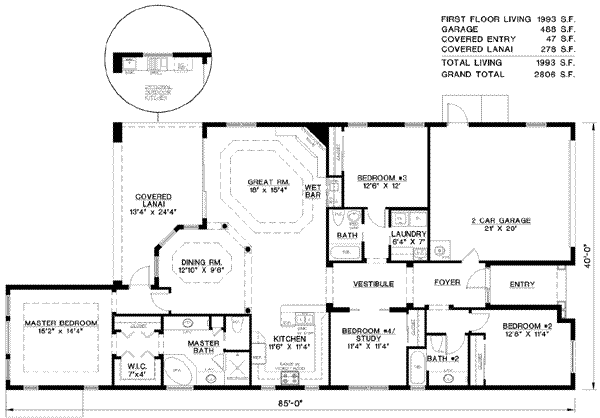 main floor house blueprint