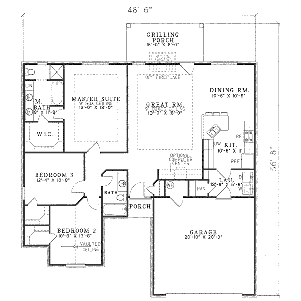 main floor house blueprint
