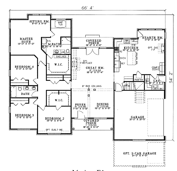 main floor house blueprint