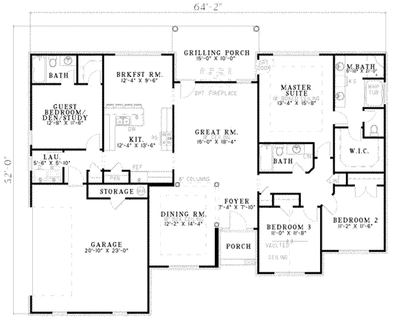 main floor house blueprint