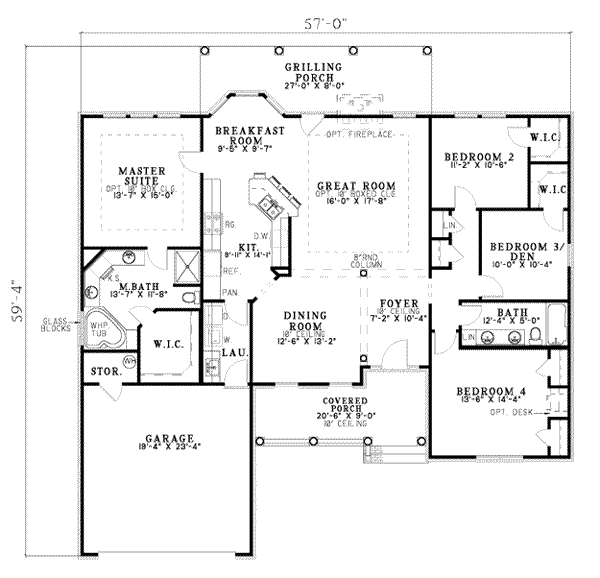 main floor house blueprint