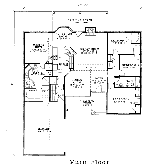 main floor house blueprint