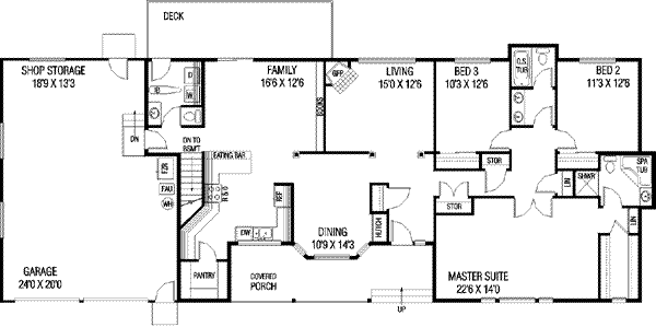 main floor house blueprint