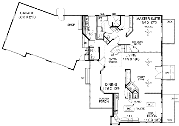 main floor house blueprint