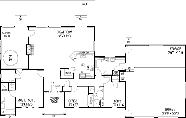 main floor house blueprint