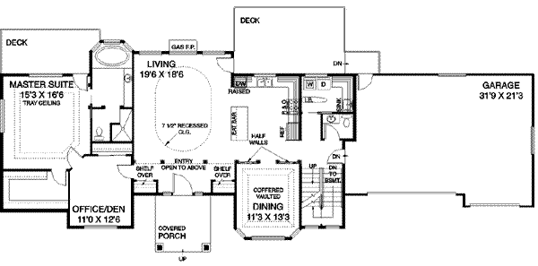 main floor house blueprint