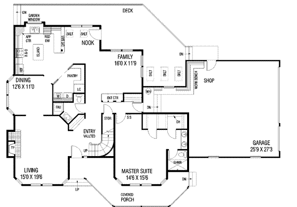 main floor house blueprint