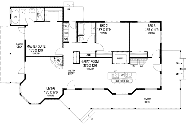 main floor house blueprint