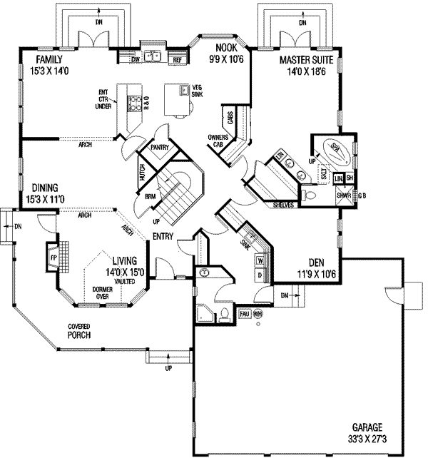 main floor house blueprint