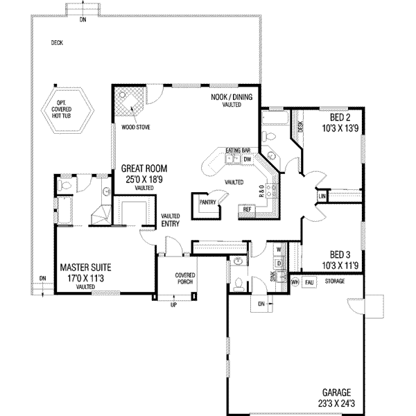 main floor house blueprint