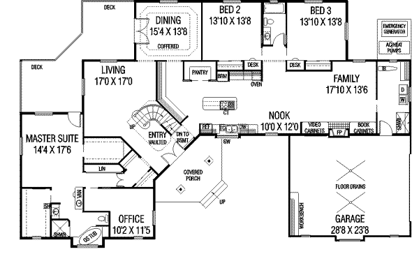 main floor house blueprint