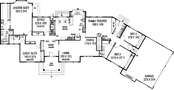 main floor house blueprint