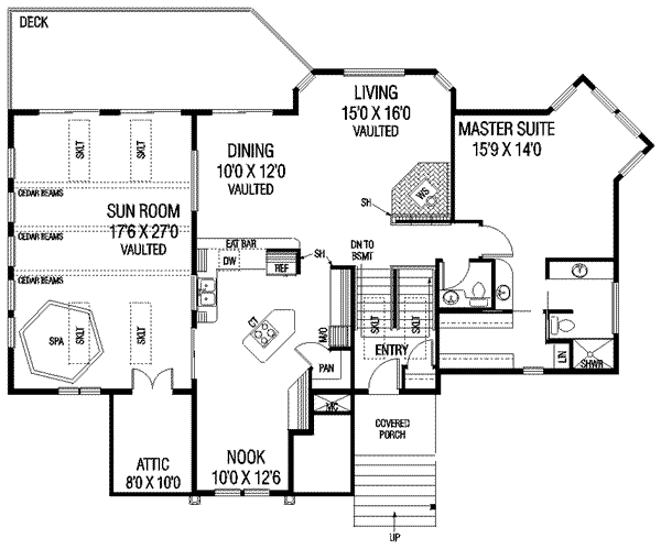 main floor house blueprint
