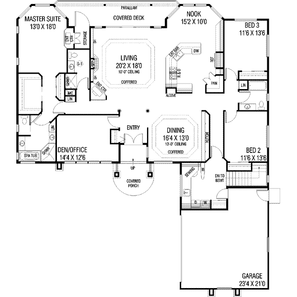 main floor house blueprint