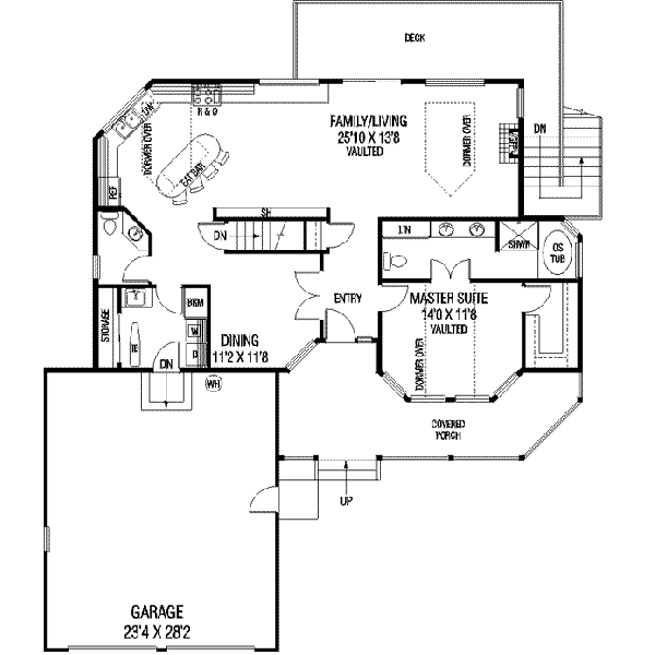 main floor house blueprint