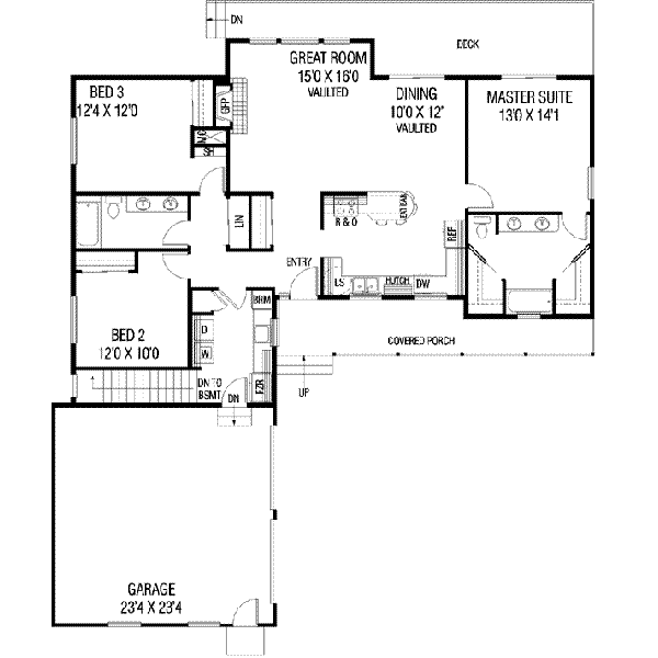 main floor house blueprint