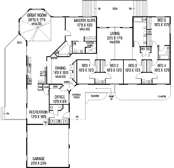 main floor house blueprint