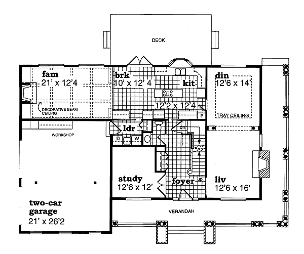 main floor house blueprint