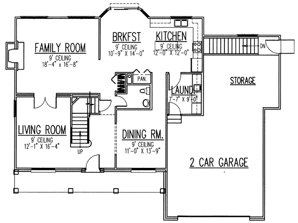 main floor house blueprint