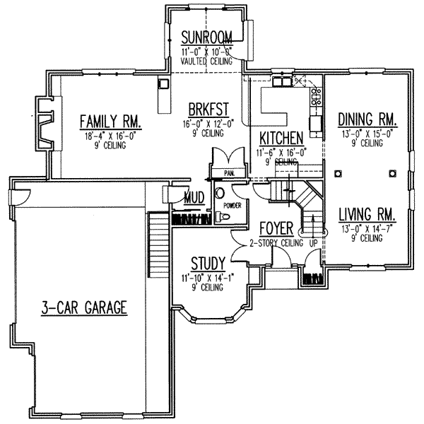 main floor house blueprint