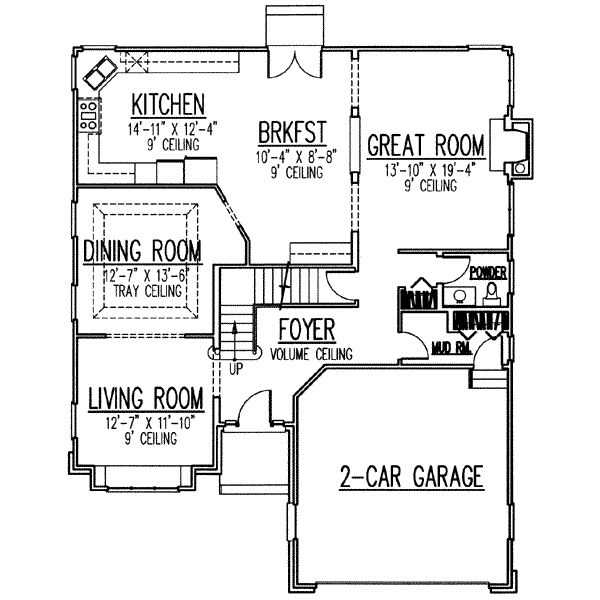 main floor house blueprint