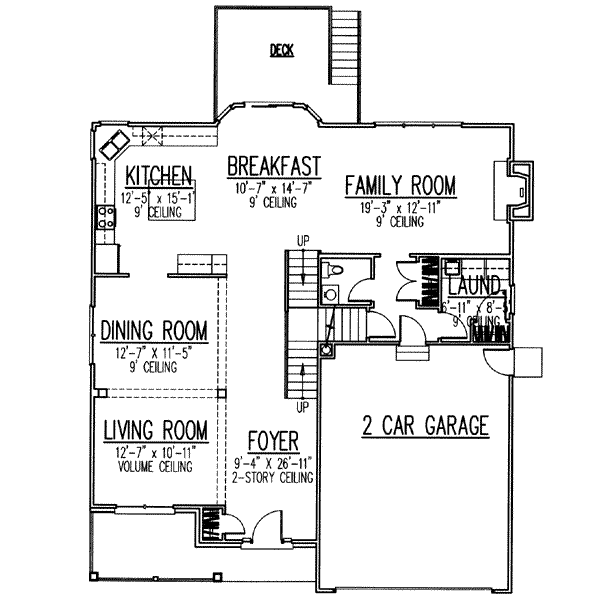 main floor house blueprint