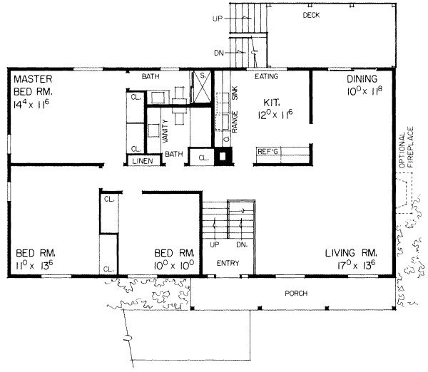 main floor house blueprint