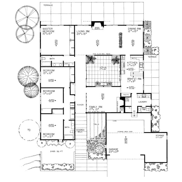 main floor house blueprint