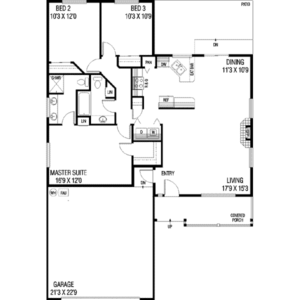 main floor house blueprint