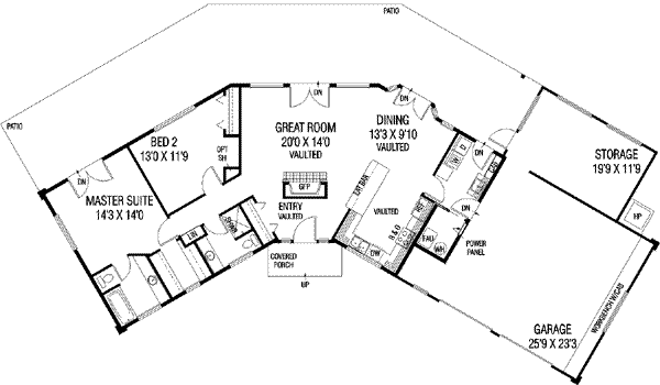 main floor house blueprint