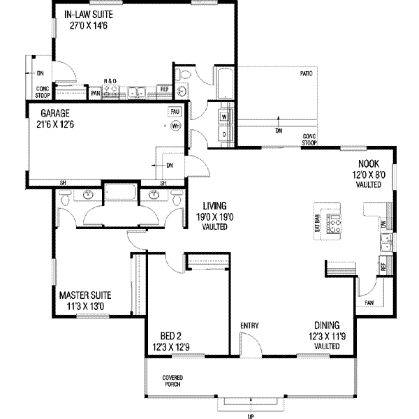 main floor house blueprint